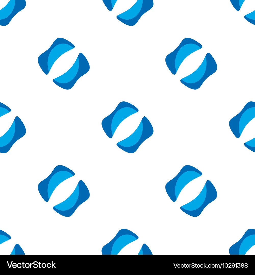 Seamless shape pattern Vector Image