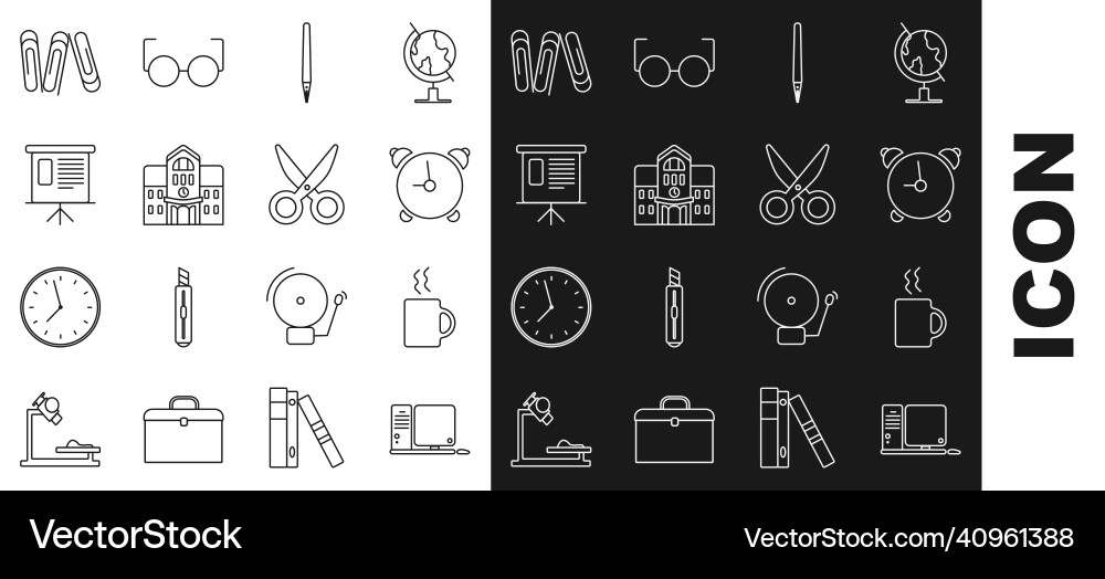 Set line computer monitor with keyboard and mouse Set line computer monitor with keyboard and mouse vector image