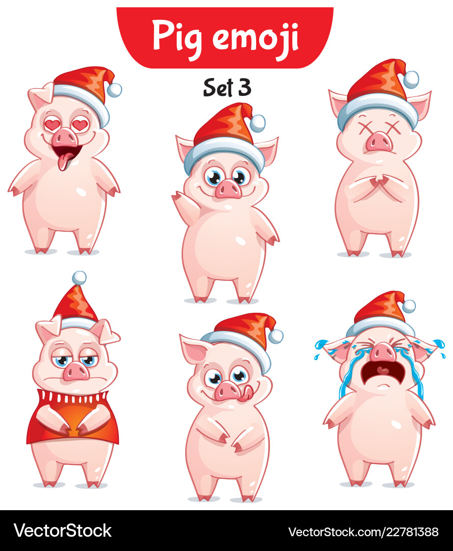 Set of characters 3 Vector Image
