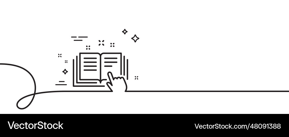 Technical documentation line icon instruction Technical documentation line icon instruction vector image