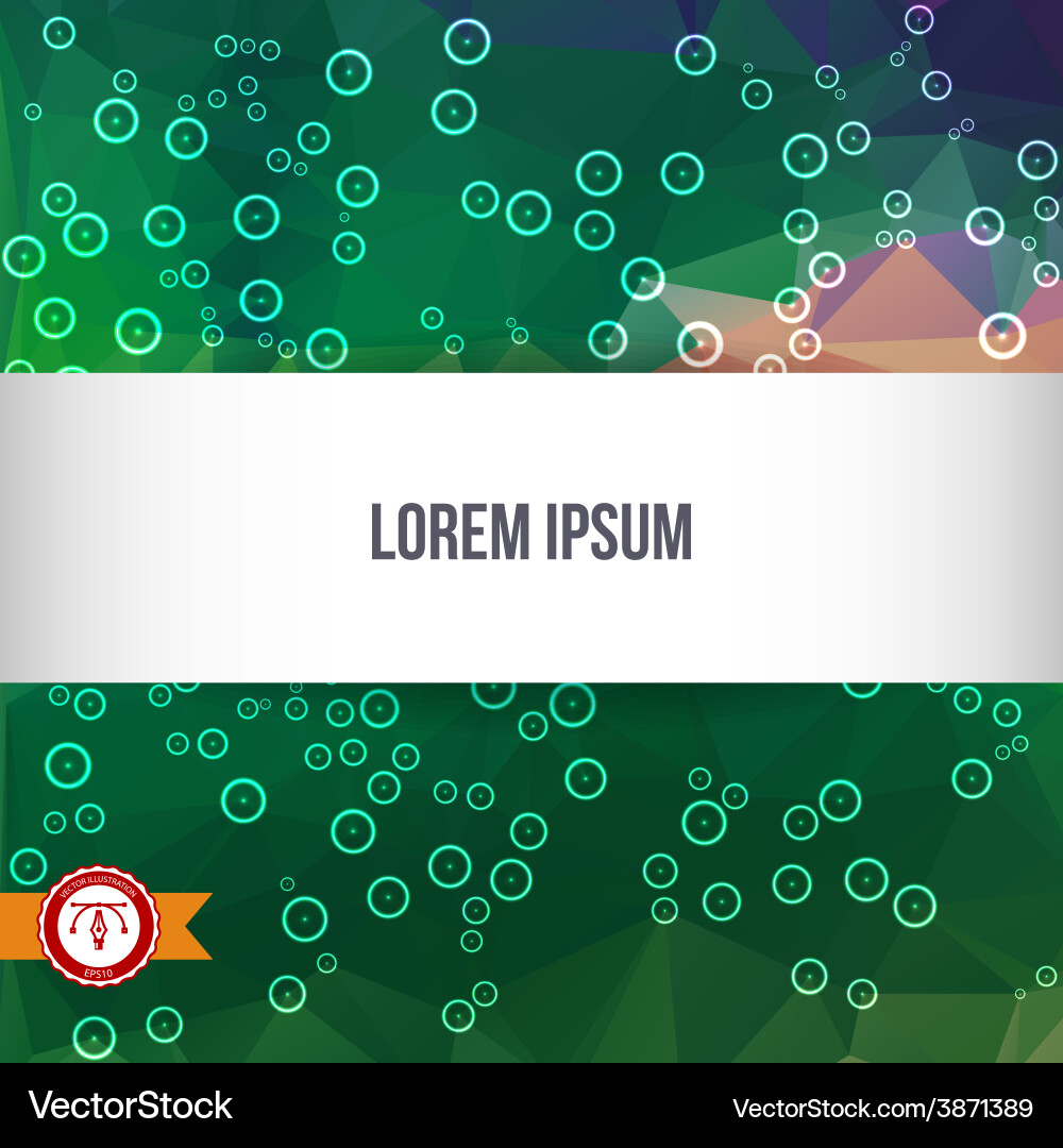 Abstract colorful triangles background Vector Image