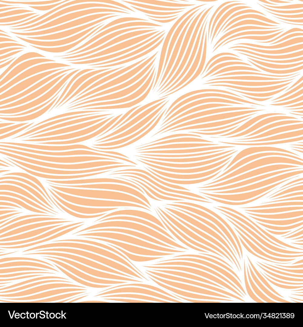 Abstract Line Pattern - Floral Texture Vector Image
