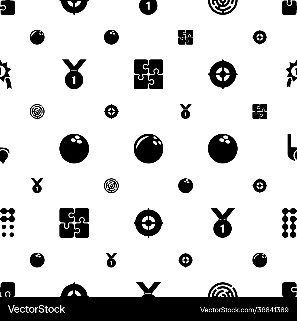 Challenge icons pattern seamless white background Challenge icons pattern seamless white background vector image