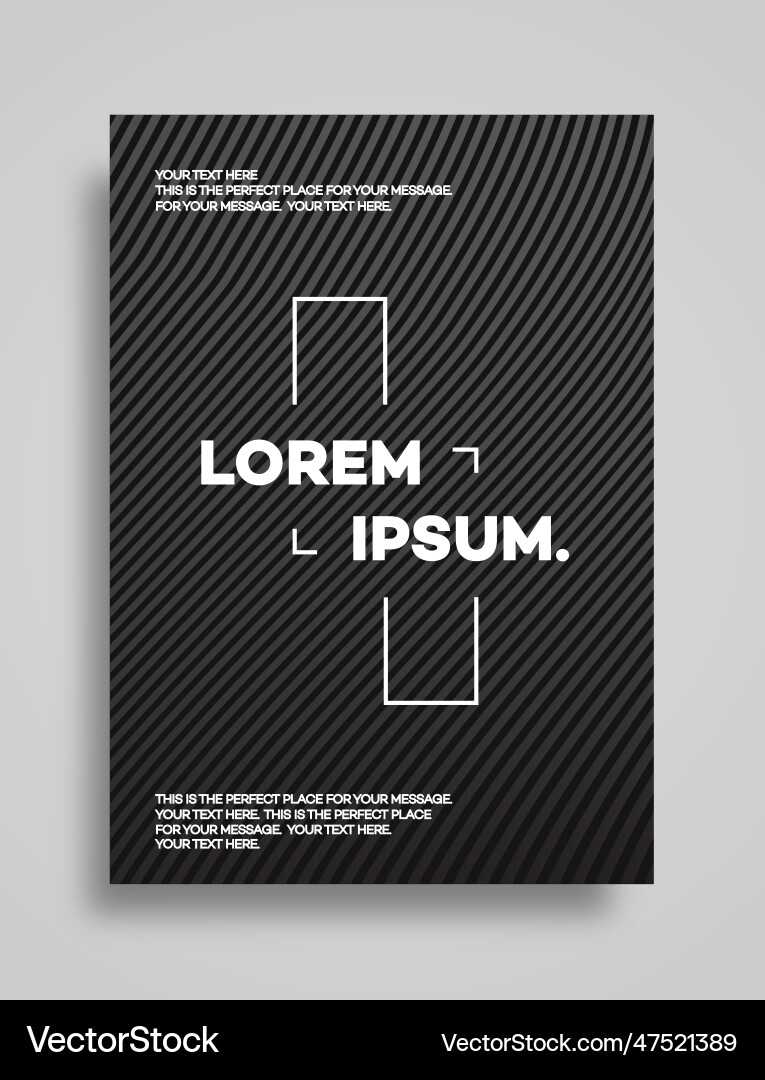 Cover design template set with abstract lines Cover design template set with abstract lines vector image