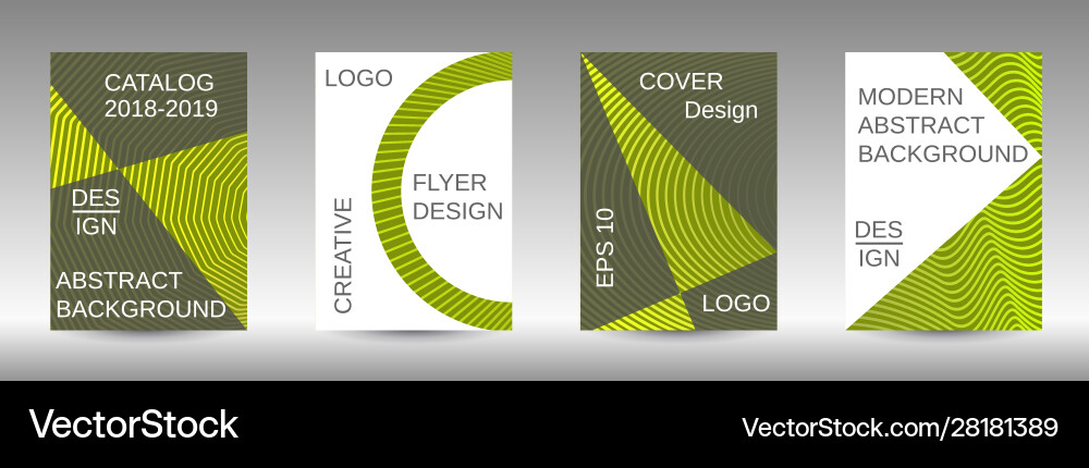 Creative backgrounds with abstract gradient linear vector image