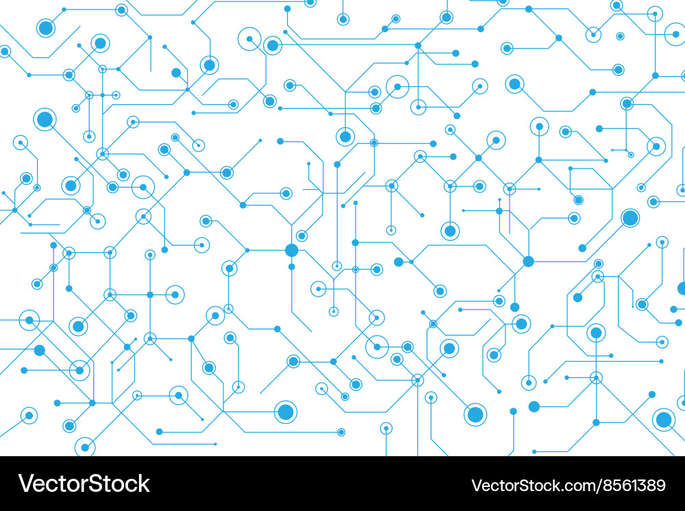 Digital Connection Network Background vector image