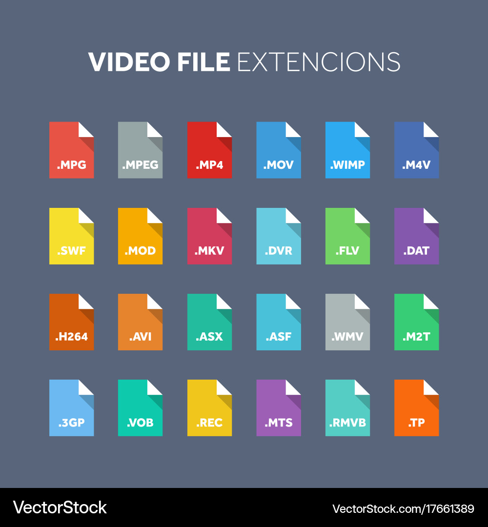 Flat Style Icon-Set Quellcode Programmierdatei vektorbild