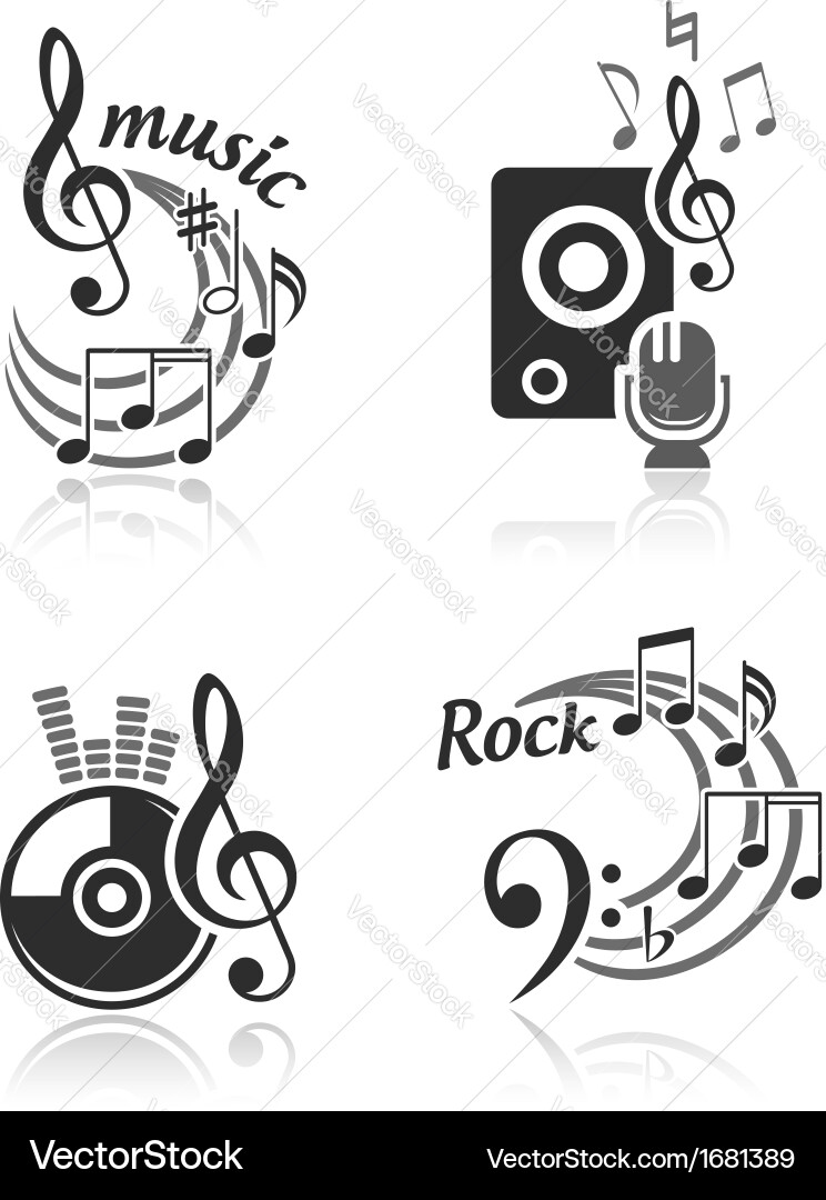 Musical Notes and Elements Collection vector image