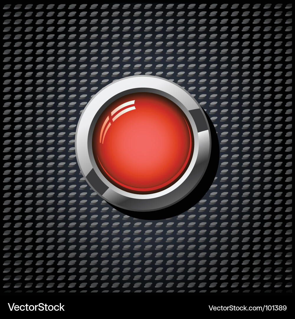 Red button Vector Image