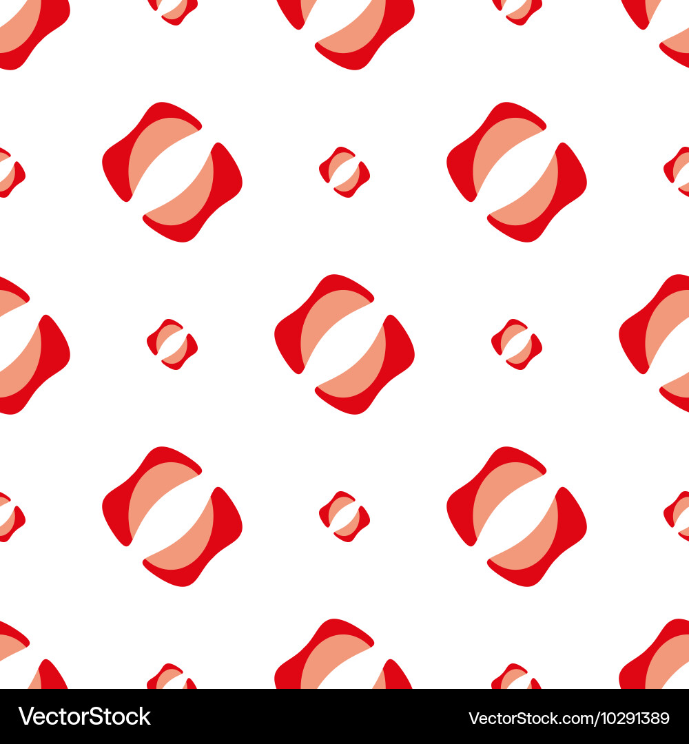 Seamless shape pattern Vector Image
