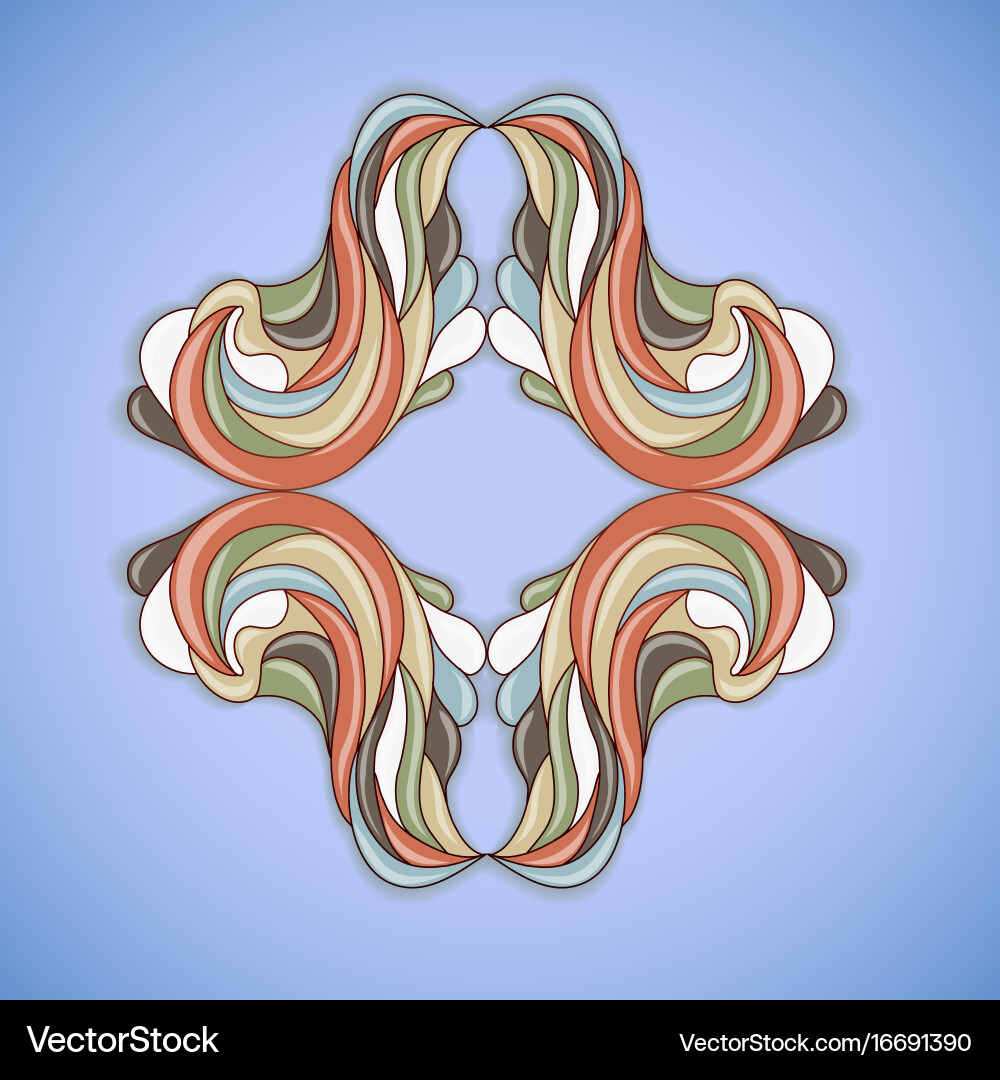 Abstract colorful frame vector image
