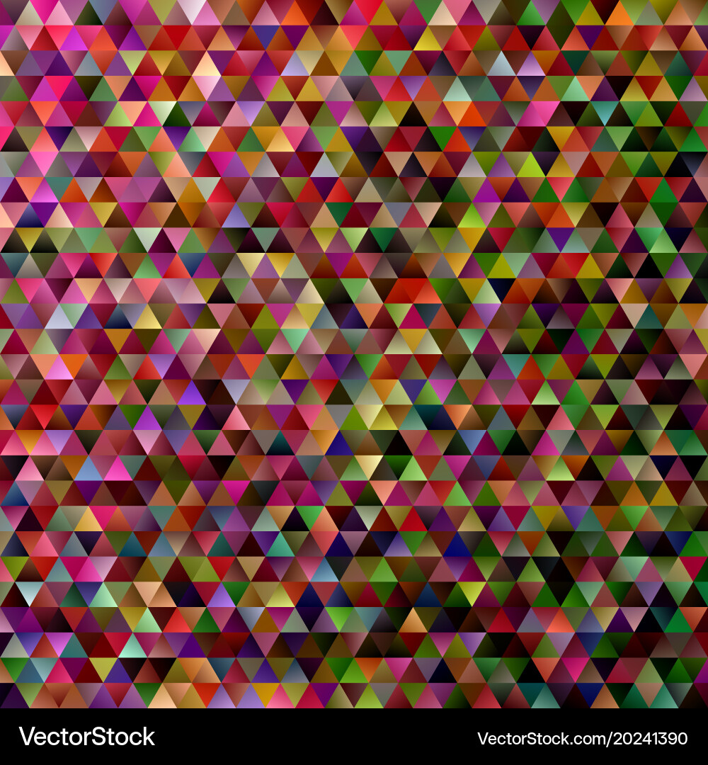 Abstract gradient tiled triangle pattern vector image