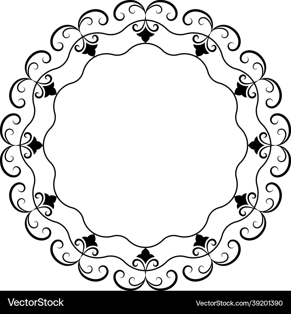 Bloom monogram vector image