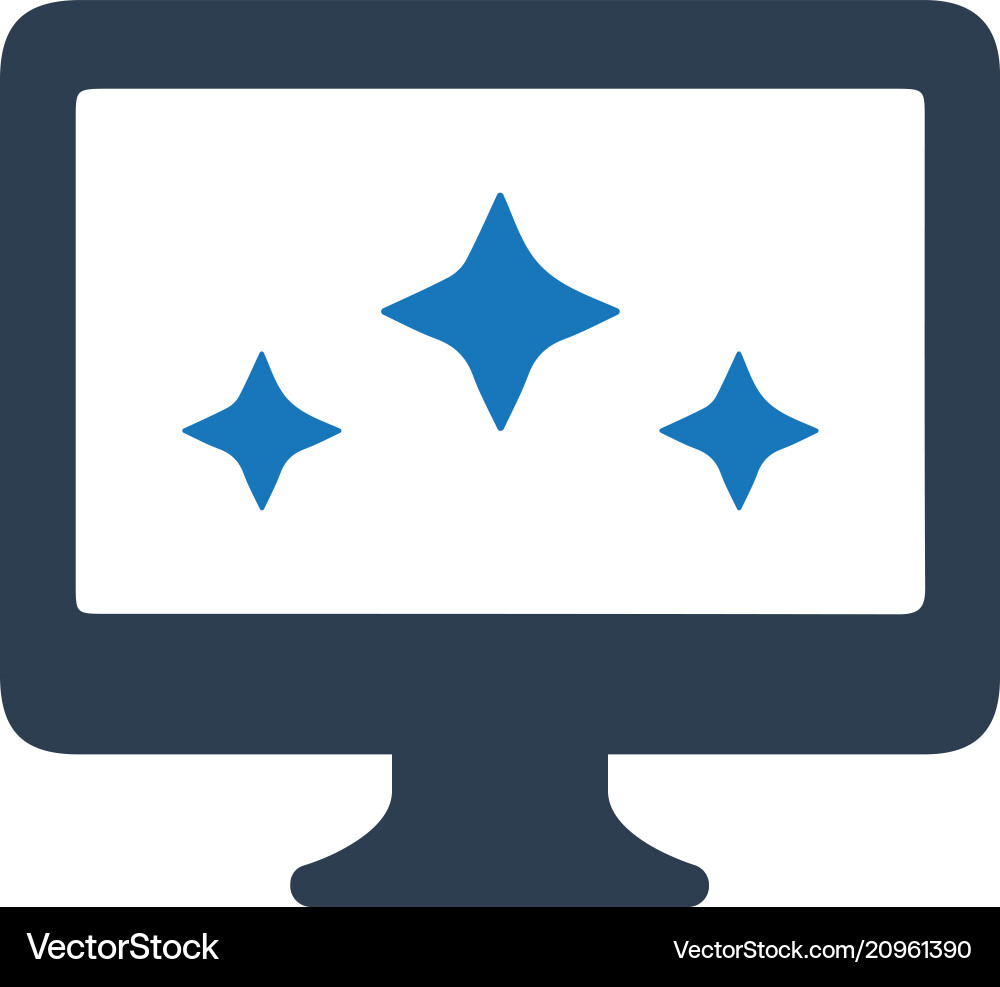 Clean coding icon vector image