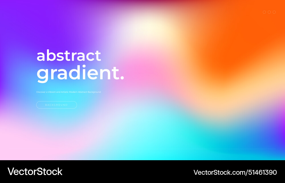 Colorful gradient background design abstract Vector Image