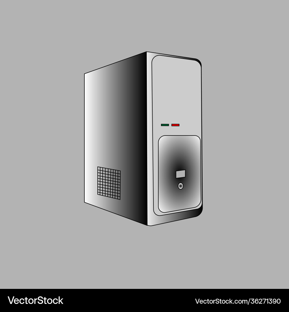 Computer system unit vector image