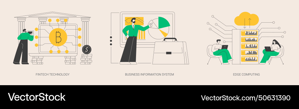 It infrastructure and technology integration It infrastructure and technology integration Vector Image