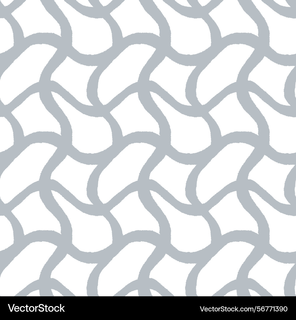 Seamless pattern with a simple abstract drawing Vector Image