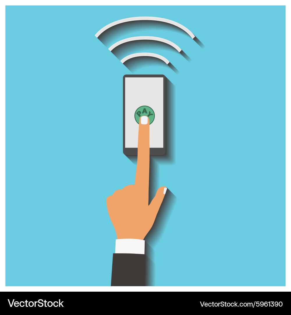 Smartphone with processing of mobile vector image