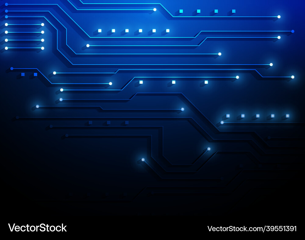 Circuit technology background with hi-tech digital Circuit technology background with hi-tech digital vector image