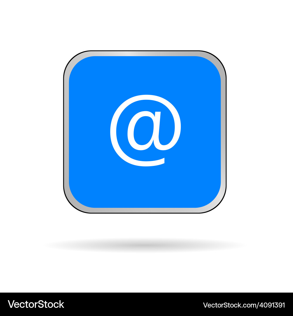 Internet address icon vector image