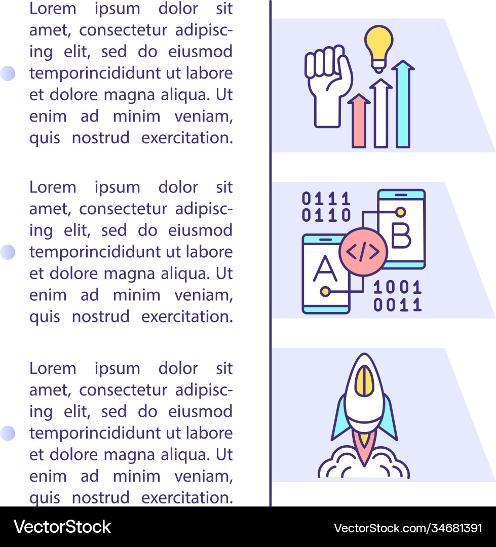 Mobile app lifecycle concept icon with text Mobile app lifecycle concept icon with text vector image