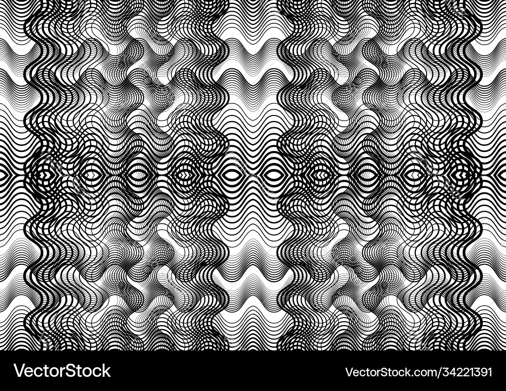Repeatable and tileable grid mesh zig-zag Repeatable and tileable grid mesh zig-zag Vector Image