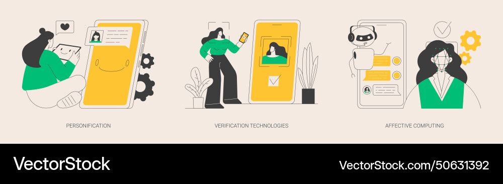 Data access and user experience abstract concept Data access and user experience abstract concept vector image