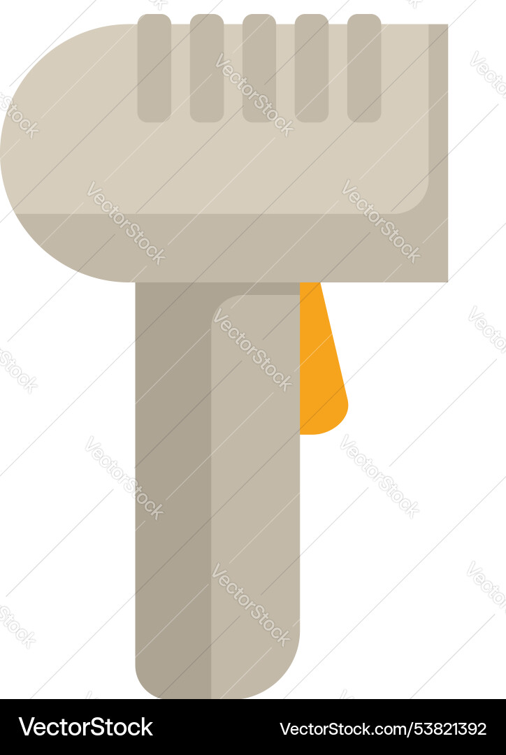 Handheld barcode scanner scanning bar code symbol Handheld barcode scanner scanning bar code symbol vector image