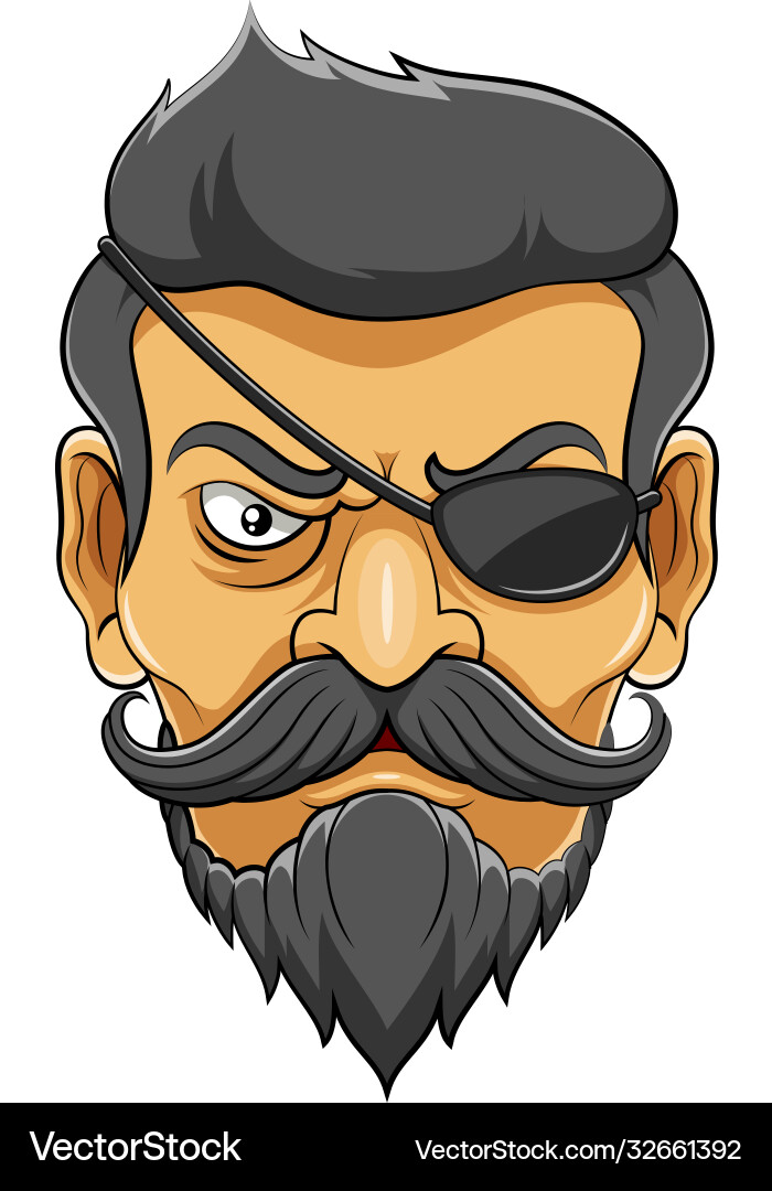 Man with eye path Man with eye path vector image