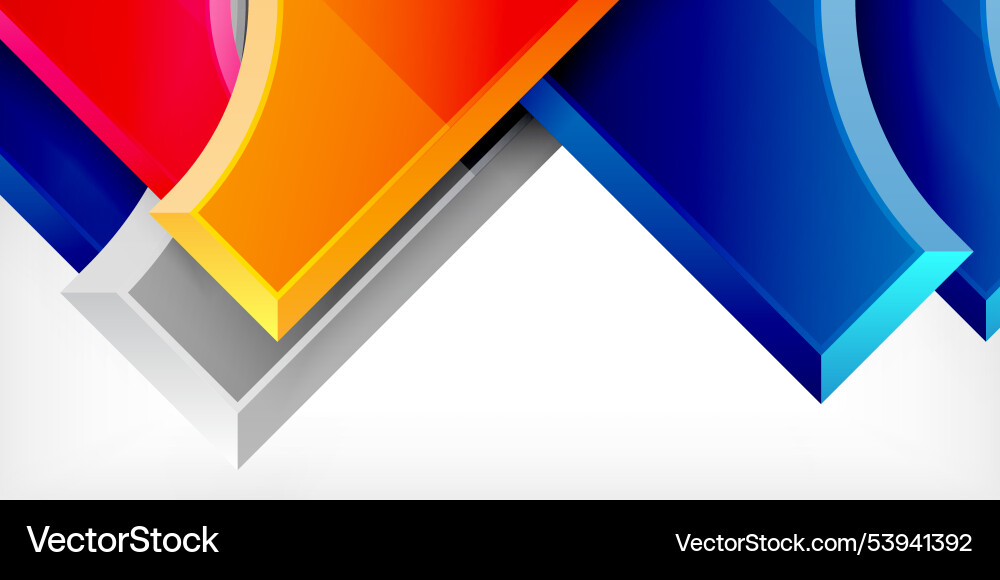 Square arrow shapes with round elements Square arrow shapes with round elements Vector Image