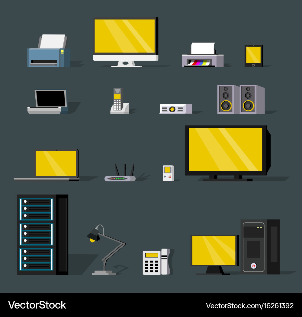 Wireless Technology Gadgets vector image