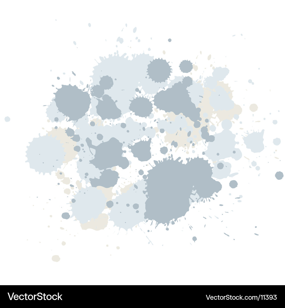 Abstract Dripping Ink Pattern Vector Image