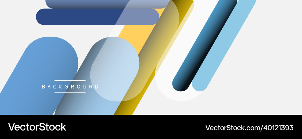 Overlapping round shapes and lines background Overlapping round shapes and lines background vector image