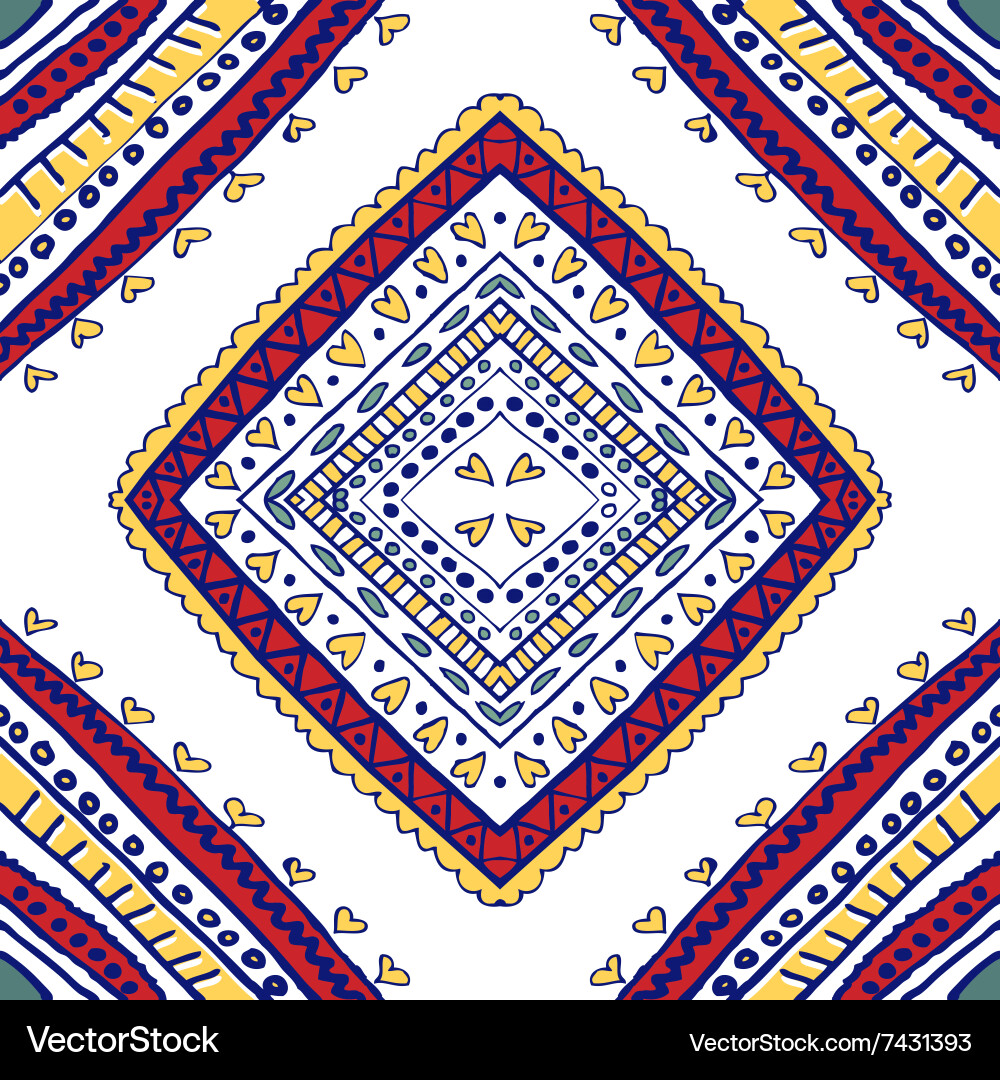 Seamless pattern vector image