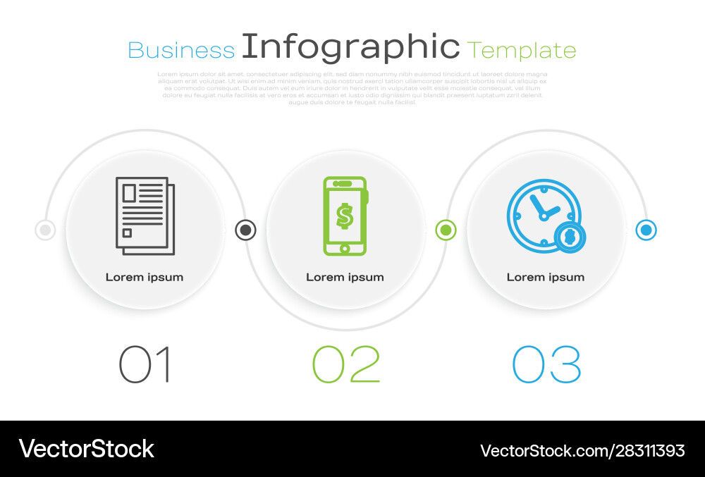 Set line file document smartphone with dollar Set line file document smartphone with dollar Vector Image