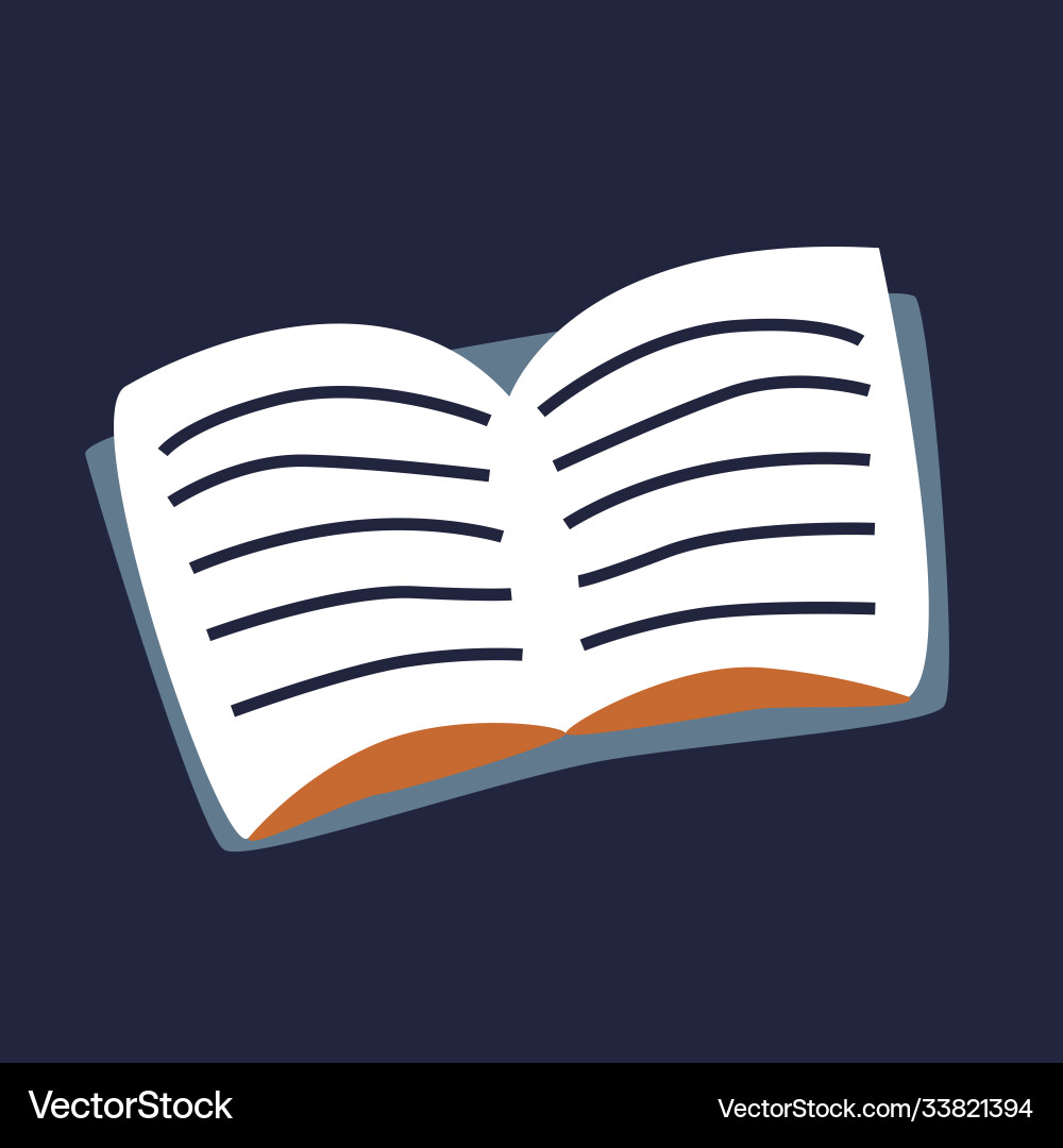 Book design objects science elements Vector Image