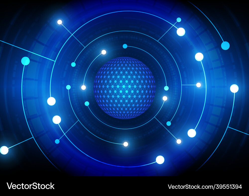 Circuit technology background with hi-tech digital Circuit technology background with hi-tech digital vector image