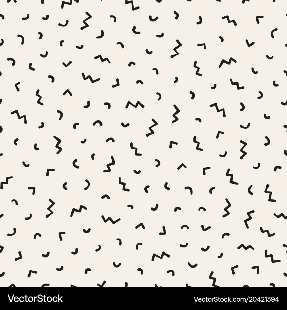 Seamless abstract geometric pattern in retro vector image