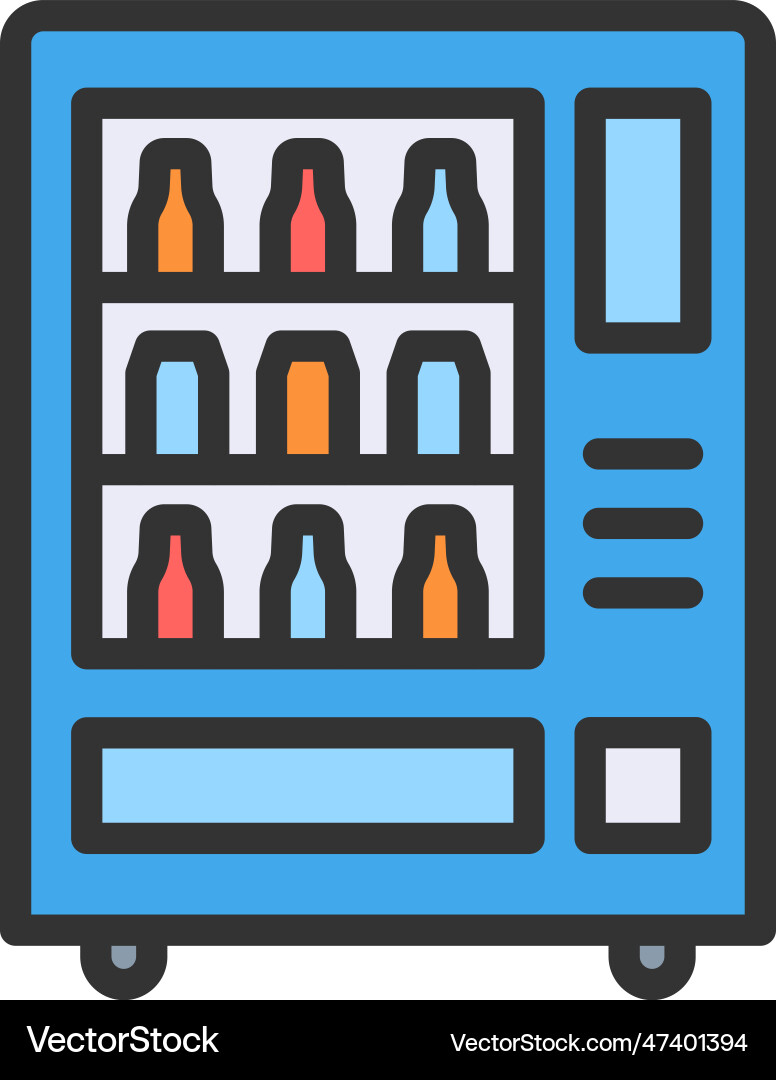 Vending machine icon image Vector Image