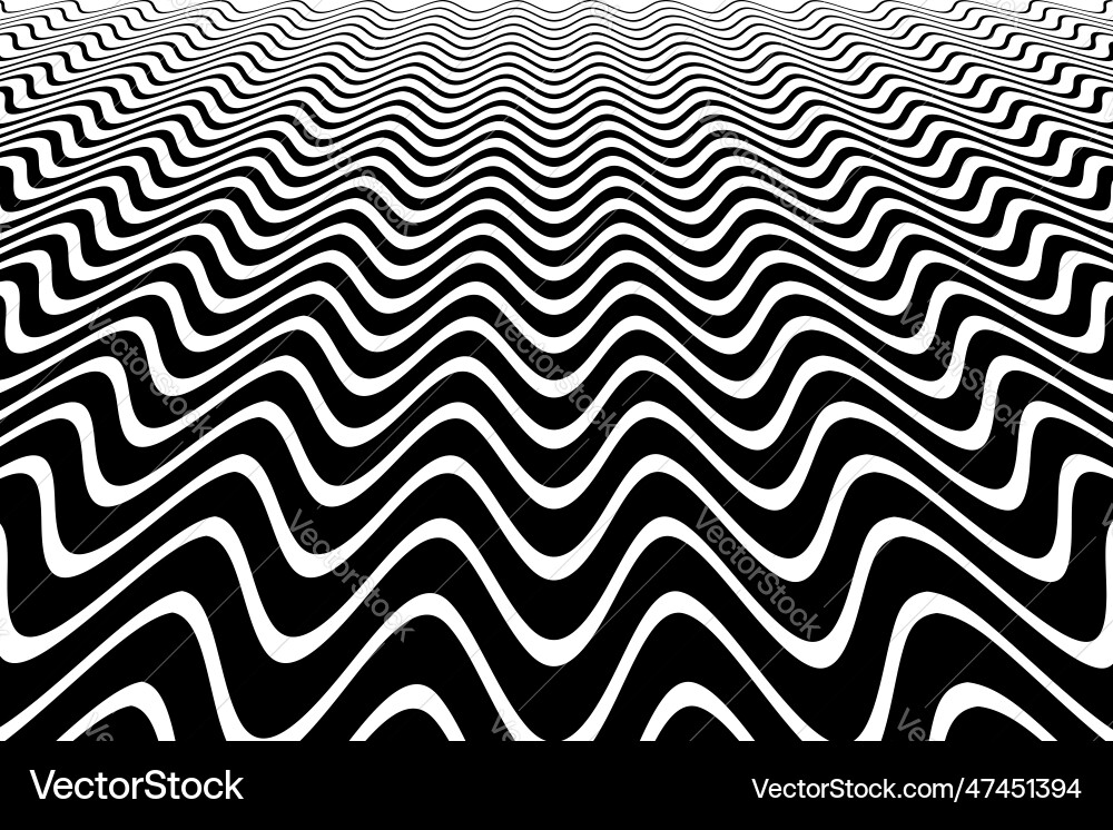 Wavy lines pattern Wavy lines pattern vector image