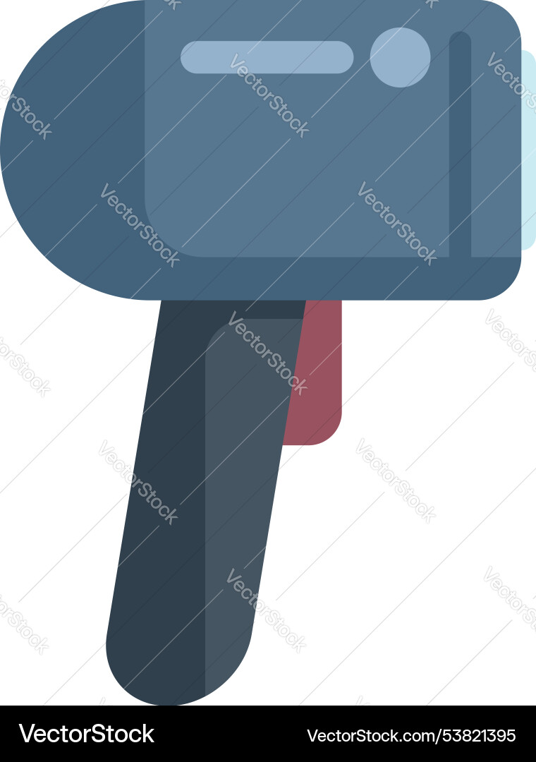 Barcode scanner scanning code for inventory Barcode scanner scanning code for inventory Vector Image