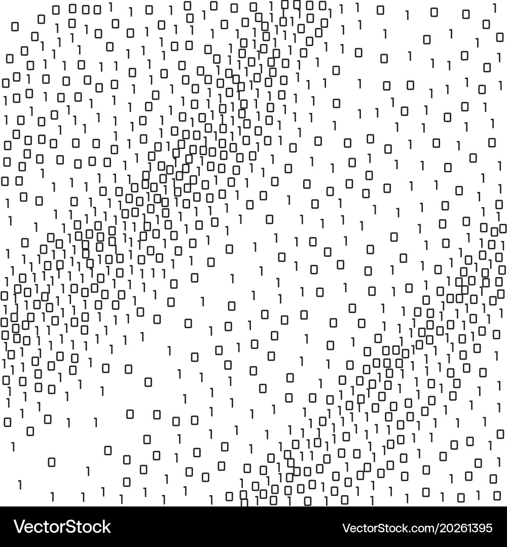 Binary computer code background Vector Image