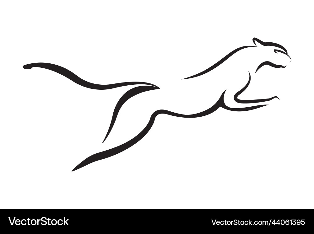 Puma logo design Puma logo design vector image