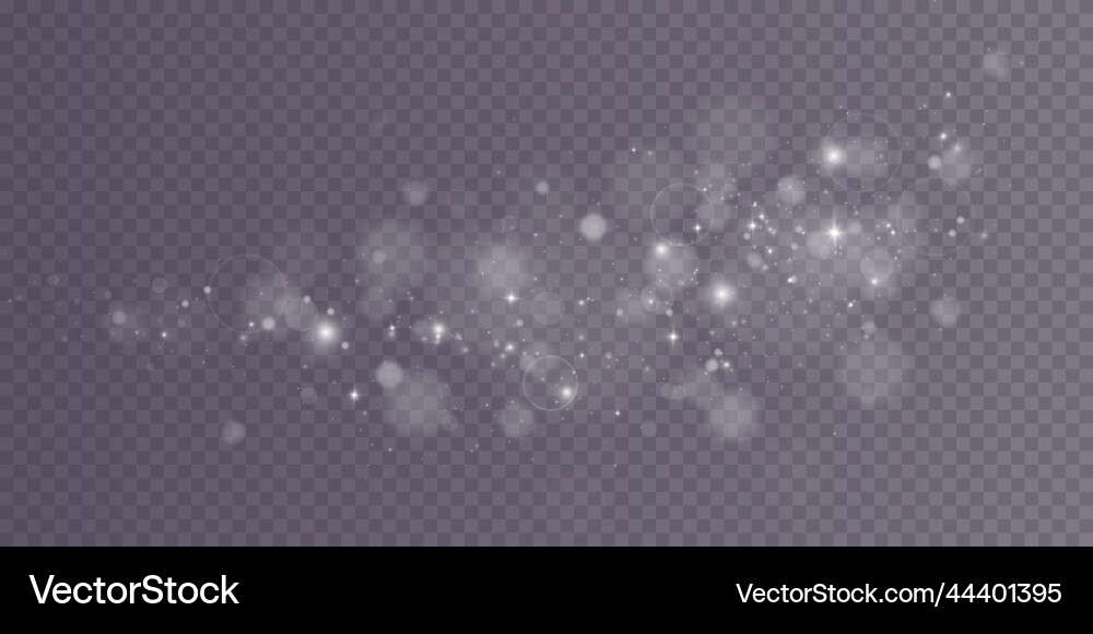 Shining bokeh isolated on transparent background Shining bokeh isolated on transparent background vector image