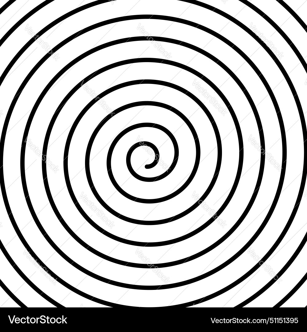 Thin spiral line background snail shell texture Thin spiral line background snail shell texture vector image