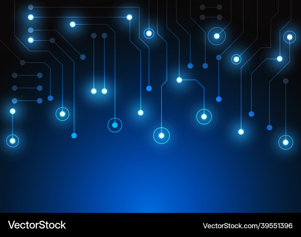 Circuit technology background with hi-tech digital Circuit technology background with hi-tech digital vector image