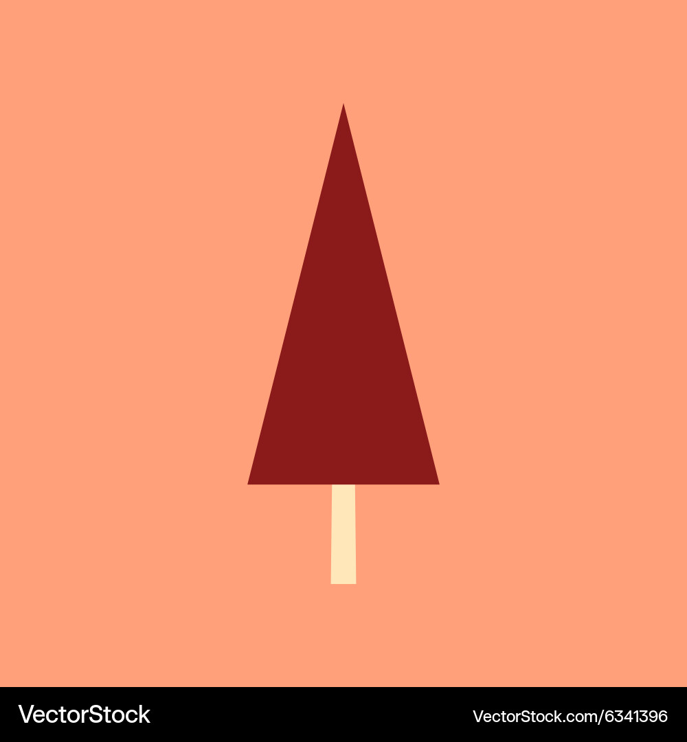 Flat with shadow icon and mobile application vector image