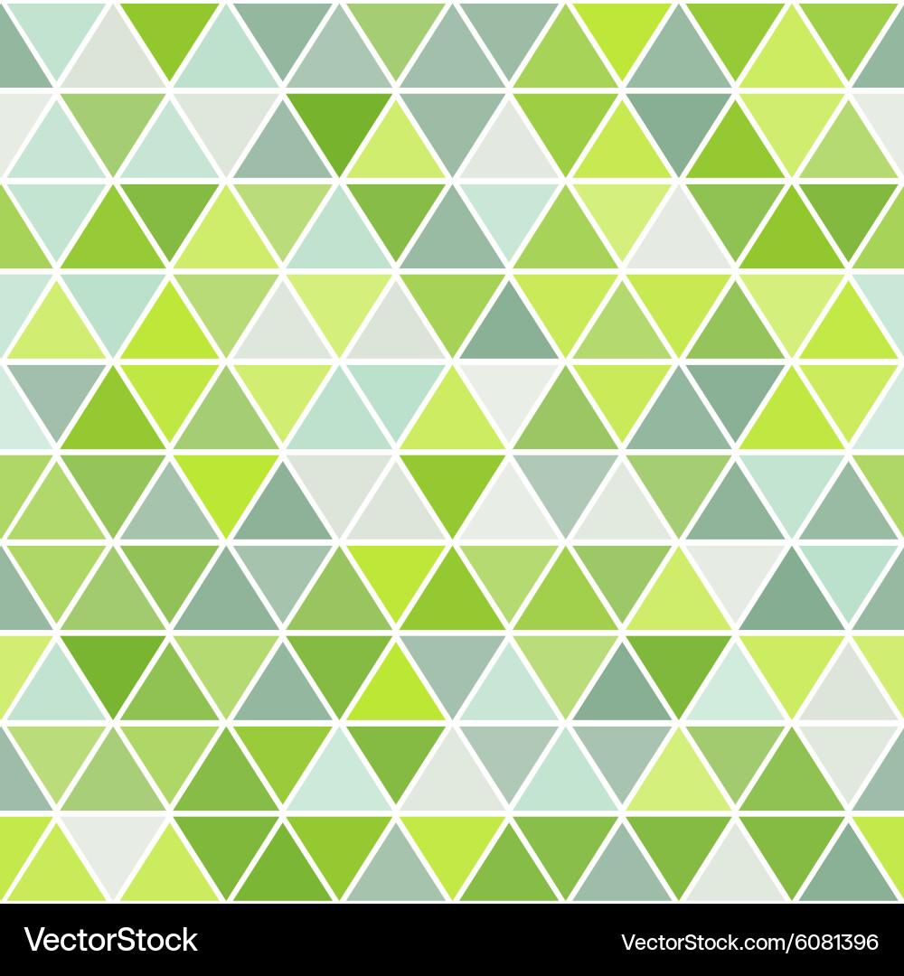 Geometric seamless pattern with triangles vector image