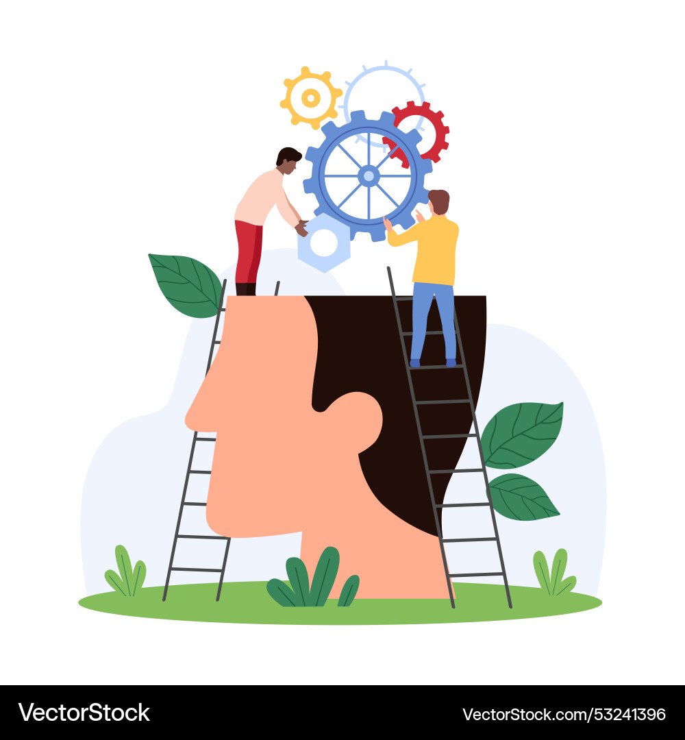 New product and smart solution implementation vector image
